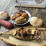 亀清 - サービスのさつまいも(^^)