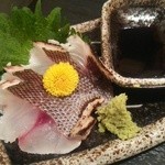 魚場 “SAKA-BAR” uoino - いさき炙り刺身