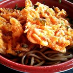 浜のかきあげや - 桜えびのかき揚げそば(2014.4)