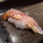 寿司安 - 炙る事によって脂の旨味が際立ったのどぐろ。。最高です♬
