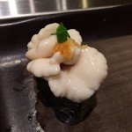 寿司安 - 白子の握り。クリーミーすぎます！！＞＜