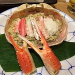寿司安 - 新潟の冬の旬の一つ、ずわい蟹。丁寧な仕事と香り高い蟹の身。。。あぁ。。至福です(*´ω｀*)