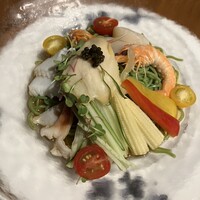 中国料理 「王朝」 ヒルトン東京 - 海鮮翡翠冷麺