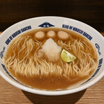 NIBOSHI MANIA - 銀鱗秋刀魚鮮魚煮干蕎麦 1100円