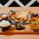 ハイパー干物クリエイターふじまの金目鯛焼き定食