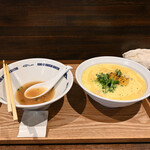 NIBOSHI MANIA - 恵味の冷やし嶽きみソバ着丼