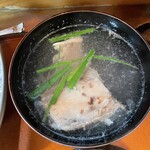 福よし - 鰤アラの潮汁