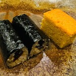 鮨 奥 - 干瓢・玉子焼き