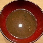 鮨 奥 - 御碗（赤出汁）