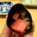 鮨 奥 - 鉄火手巻き