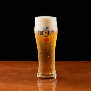 【神泡】美味しいビールは注ぎ方から／種類豊富なドリンク