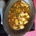 魁飯店 - ランチの麻婆豆腐