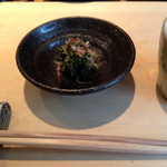 最後に、お茶っ葉のお浸し