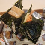 伏見町POPEYE - 豚の角煮と鮭バターのおにぎり