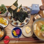 伏見町POPEYE - おにぎり一汁五菜御膳