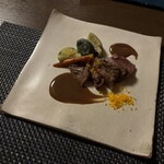 蔵元料理 マルト醤油 - オリーブズッキーニ、かぼっコリ〜、珍しぃ〜野菜達‼︎