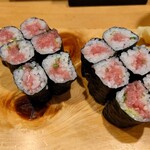 栄寿し総本店 - トロ鉄火巻二人前