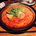 バルパンチョ - 　『鶏肉と魚介のパエリア（1550円税込）』