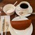 文明堂茶館 ル・カフェ - 料理写真:パステル１枚とホットコーヒーのドリンクセット