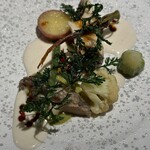 洋仏和膳 いとう - ディナーコース16,500円(蝦夷アワビ 万願寺/カシューナッツ)