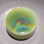 ひまわり食堂2 - 枝豆のブランマンジェ(上から)