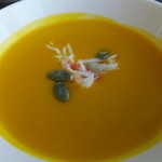 広東料理 センス - 蟹肉入りパンプキンスープ