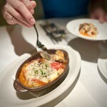 bistro さんて - 熱々ラタトゥーユをバゲットに乗せて