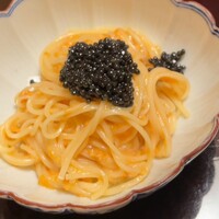 麻布 かどわき - 麻布 かどわき(6品目／うにとキャビアの素麺)