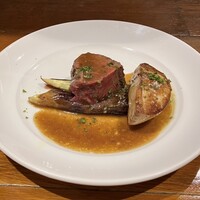 キャトルラパン　神戸三宮 - お肉料理 牛フィレグリル フォアグラポアレ
                