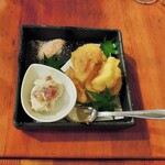 酒肴商店 アジト - イチジクの天ぷら