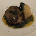 エノテカ・ラ・リコルマ - 2014/04　函館産蝦夷鮑と北斗市小松さんの白かぶ