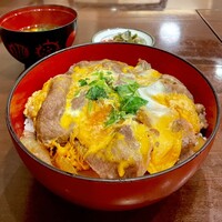 ざくろ TBS店 - 牛丼  小付、香物、お椀付き