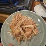 居酒屋ごんべゑ - ミノとねぎの梅肉和え