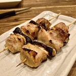 すし酒場 魚あるき - 「ねぎま(塩）（税込￥280）×2」