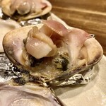 すし酒場 魚あるき - 「地蛤の浜焼3個」の一つのアップ…