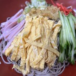 末広庵 - 冷やしたぬきそば@950円