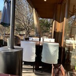 アダージオ - 雰囲気の良いテラス席で
