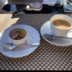 アダージオ - 食後にコーヒーとデザート