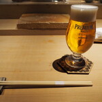 寿司 あつや - 生ビール