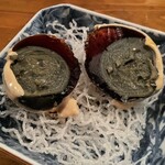 SPICE飯店 - ピータンのウフマヨ  「Spice飯店」の名物メニュー。マヨネーズに腐乳、五香粉、辣油などが入ってます。よくも悪くもピータンの癖を消しつつ、ウフマヨが濃厚さを引き立てます。