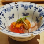 寿司 あつや - 蛸と雲丹のジュレ