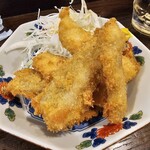 金町製麺 - 太刀魚のフライ