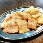 ホルモン焼肉酒場 ふたば - ホルモン定食のメイン（３種盛り）