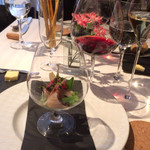 リストランテ・ホンダ - 黒のナプキンが必須だけどなかなか気付かない店も多いかも。さすがですね。