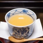 よし町 - 2024.9 かすみがうら市ジャフラトレーディング産ホロホロ鳥の薄蒸し（上湯の餡掛け、白湯の茶碗蒸し）