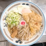 中華そば みたか - ワンタンメン油そば半熟卵付き