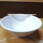 手打ち らーめん 響 - 特盛りは量的多いですが、スープまで完食！！