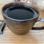 里芋と蜂蜜 - ホットコーヒー