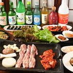 韓国料理コチュ - 料理写真:サムギョプサルコース＋飲み放題