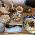 里芋と蜂蜜 - 梅茶漬け定食